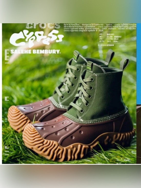 CROCS Other - Crocs Pollex Cypress by Salehe Bembury Mallard Duck Boot